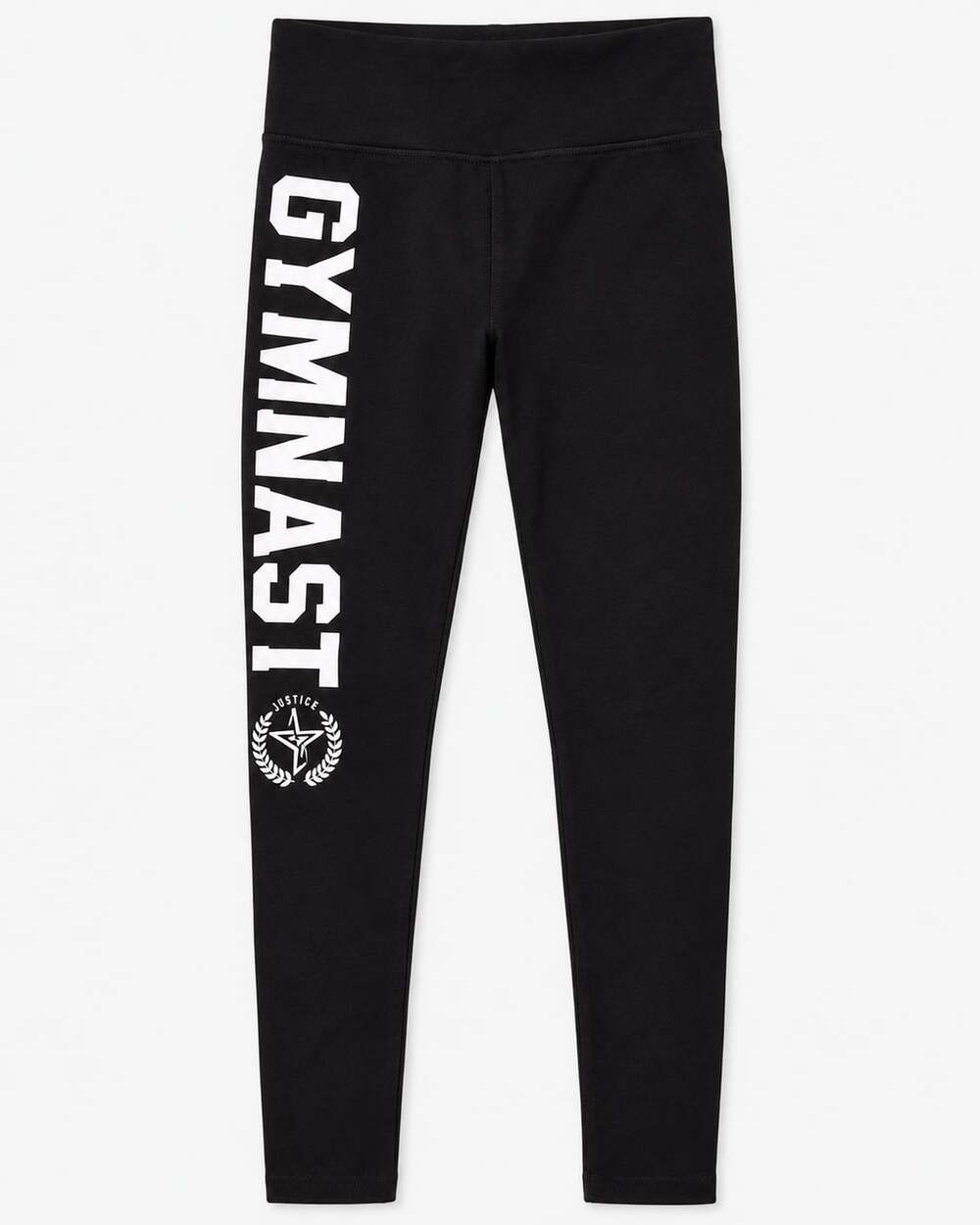 Justice Girls Size 10 Black “Gymnast” Leggings